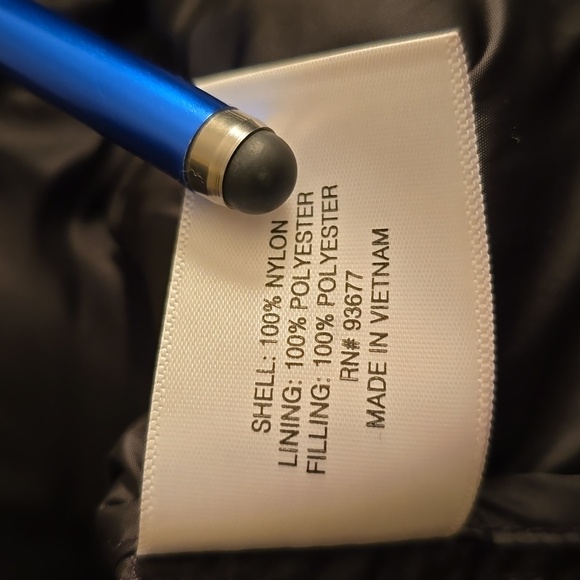 ST. JOHN'S BAY WOMEN'S BLACK HOODED ZIPPERED COAT SIZE LARGE - Picture 8 of 15